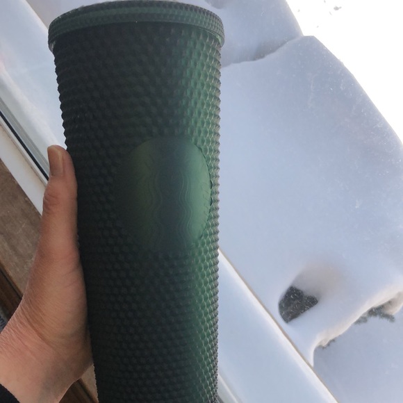 NWT Starbucks 2022 Dark Green Studded Tumbler 💚 - Picture 2 of 5